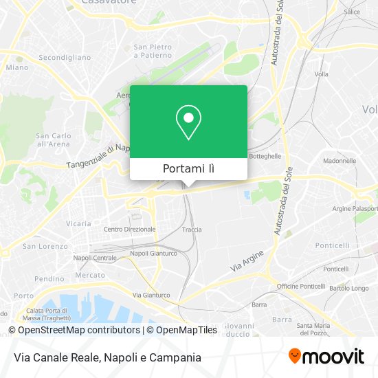 Mappa Via Canale Reale