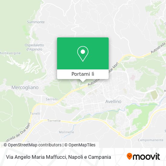 Mappa Via Angelo Maria Maffucci