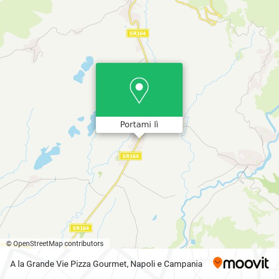 Mappa A la Grande Vie Pizza Gourmet