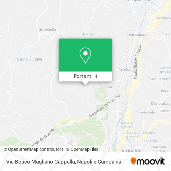 Mappa Via Bosco Magliano Cappella