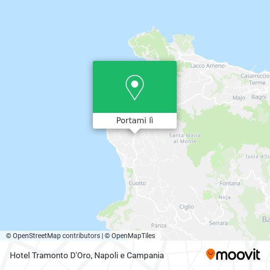 Mappa Hotel Tramonto D'Oro