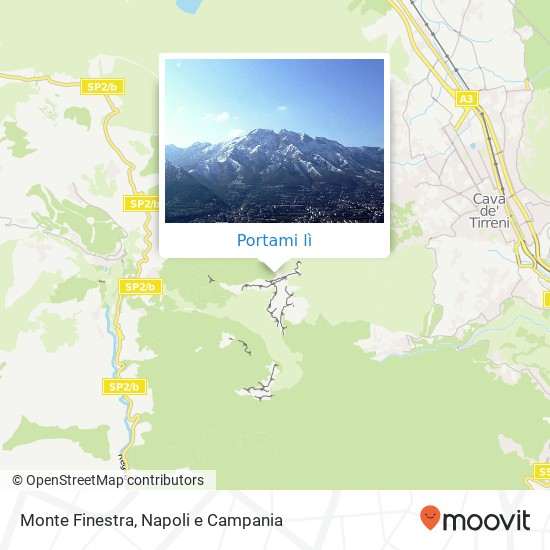 Mappa Monte Finestra