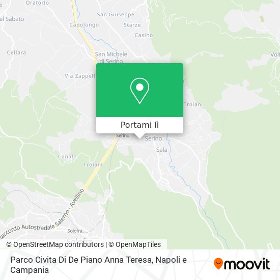 Mappa Parco Civita Di De Piano Anna Teresa