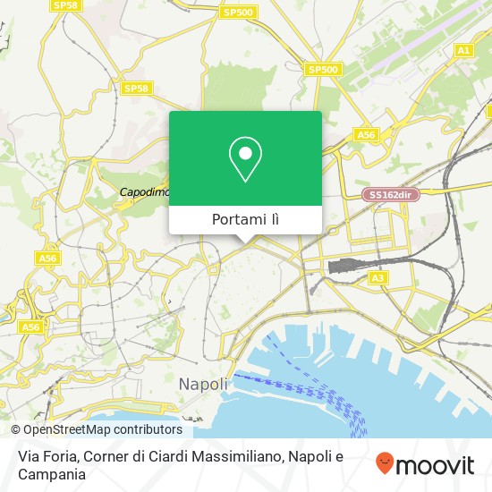 Mappa Via Foria, Corner di Ciardi Massimiliano