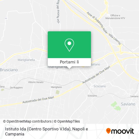 Mappa Istituto Ida (Centro Sportivo V.Ida)