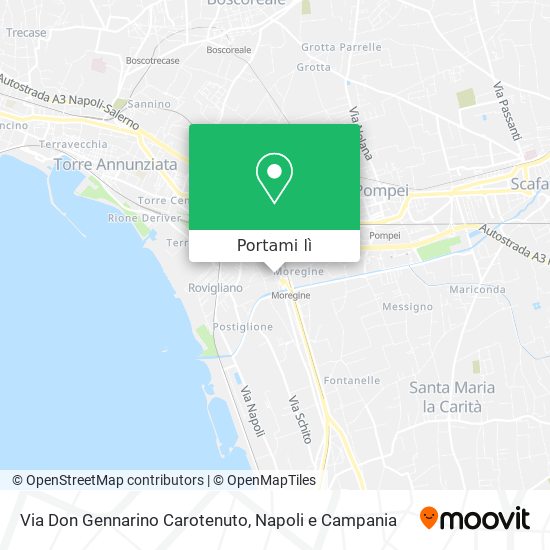 Mappa Via Don Gennarino Carotenuto