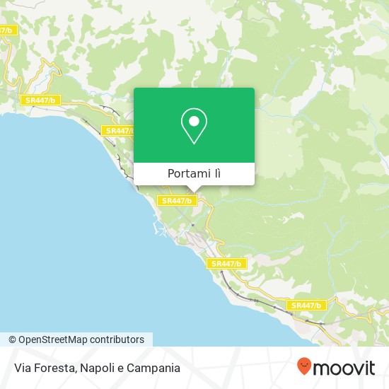 Mappa Via Foresta