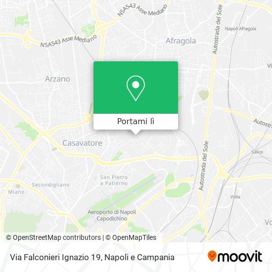 Mappa Via Falconieri Ignazio 19