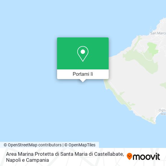 Mappa Area Marina Protetta di Santa Maria di Castellabate