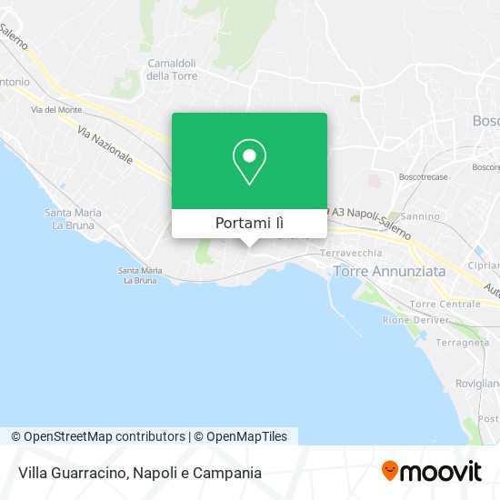 Mappa Villa Guarracino