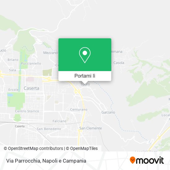 Mappa Via Parrocchia