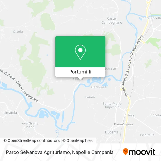 Mappa Parco Selvanova Agriturismo