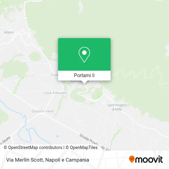 Mappa Via Merlin Scott
