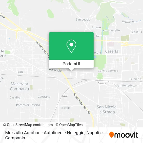 Mappa Mezzullo Autobus - Autolinee e Noleggio