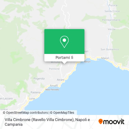 Mappa Villa Cimbrone (Ravello Villa Cimbrone)