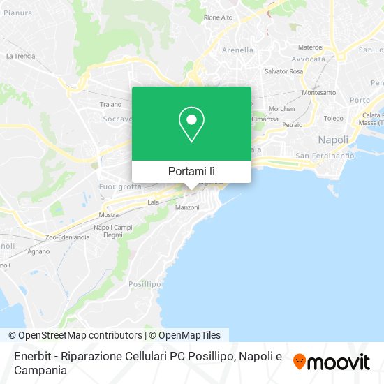 Mappa Enerbit - Riparazione Cellulari PC Posillipo