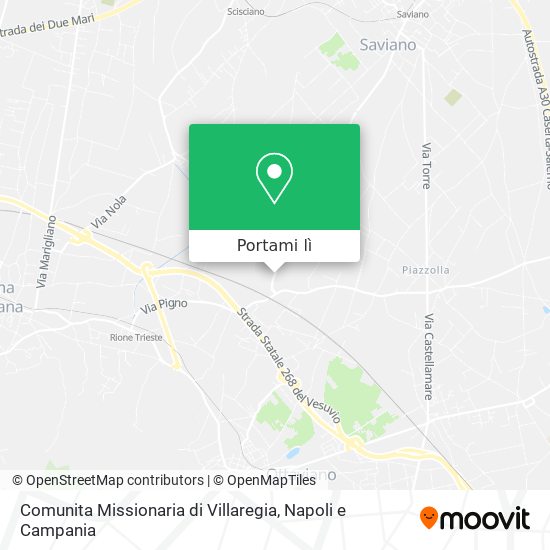 Mappa Comunita Missionaria di Villaregia