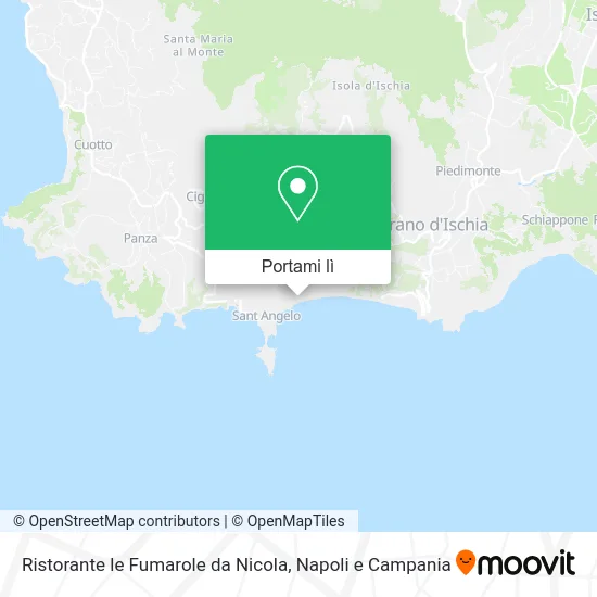 Mappa Ristorante le Fumarole da Nicola