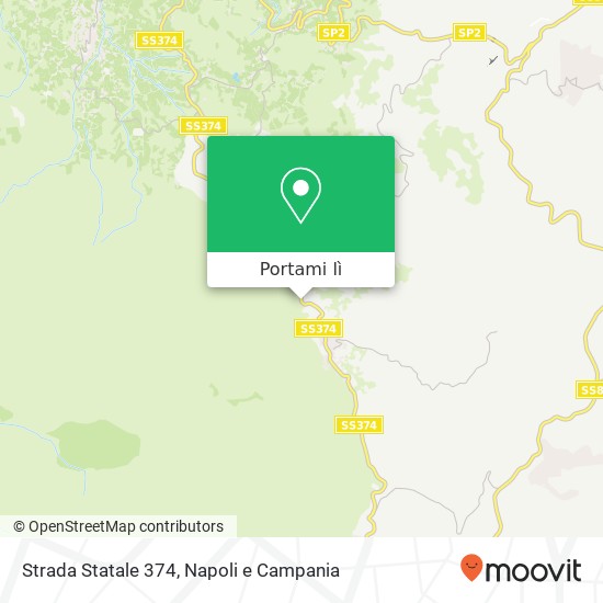 Mappa Strada Statale 374