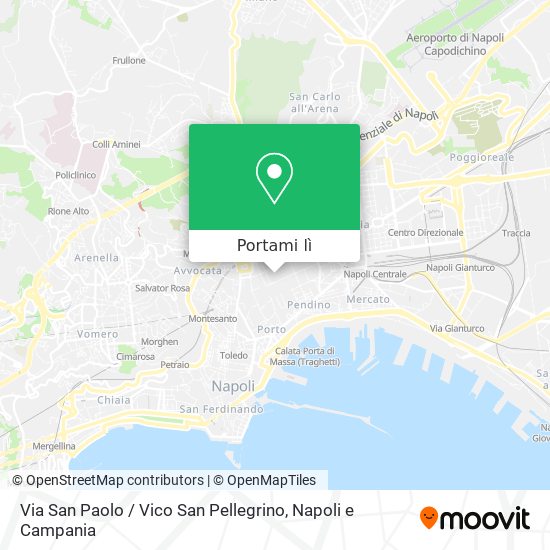 Mappa Via San Paolo / Vico San Pellegrino