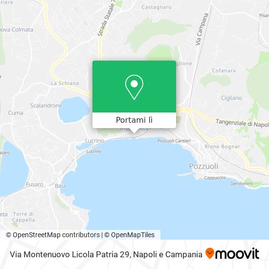 Mappa Via Montenuovo Licola Patria 29