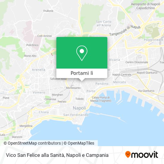 Mappa Vico San Felice alla Sanità