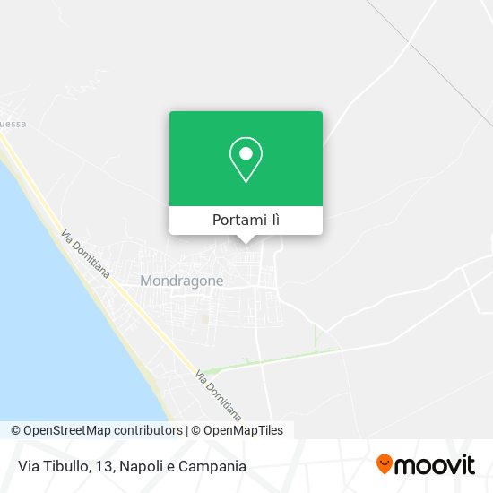 Mappa Via Tibullo, 13