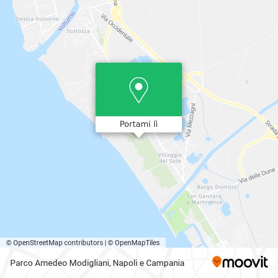 Mappa Parco Amedeo Modigliani