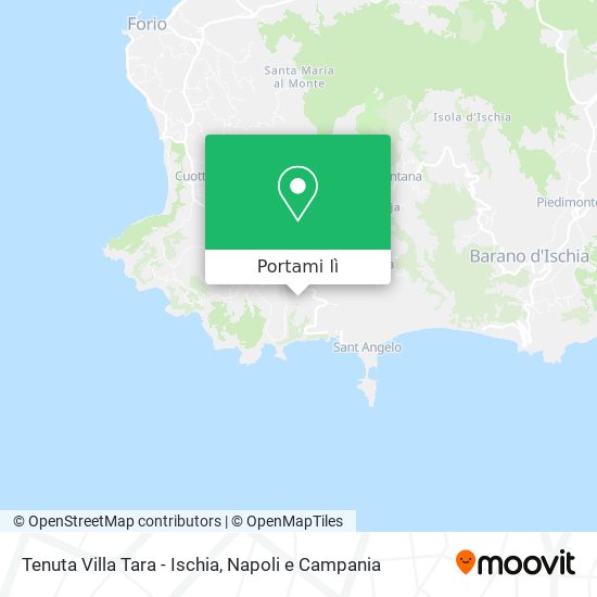 Mappa Tenuta Villa Tara - Ischia