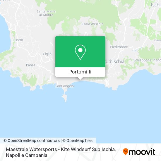 Mappa Maestrale Watersports - Kite Windsurf Sup Ischia