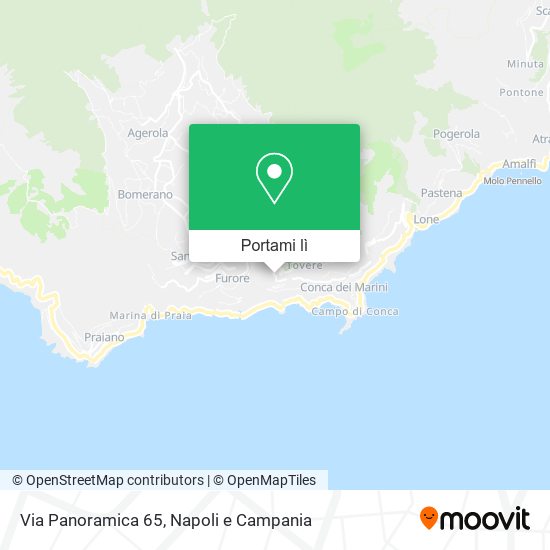 Mappa Via Panoramica 65