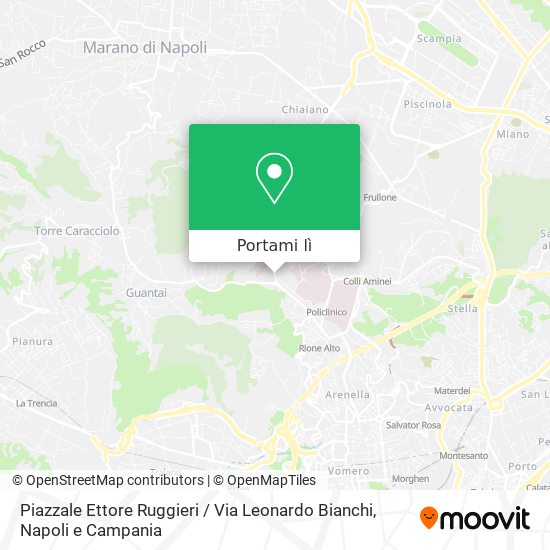 Mappa Piazzale Ettore Ruggieri / Via Leonardo Bianchi