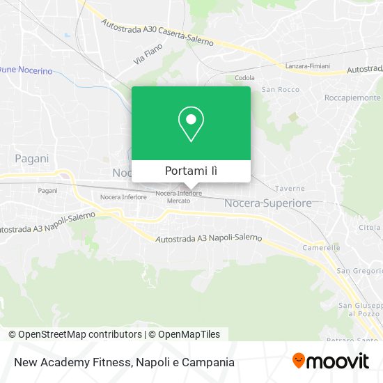 Mappa New Academy Fitness