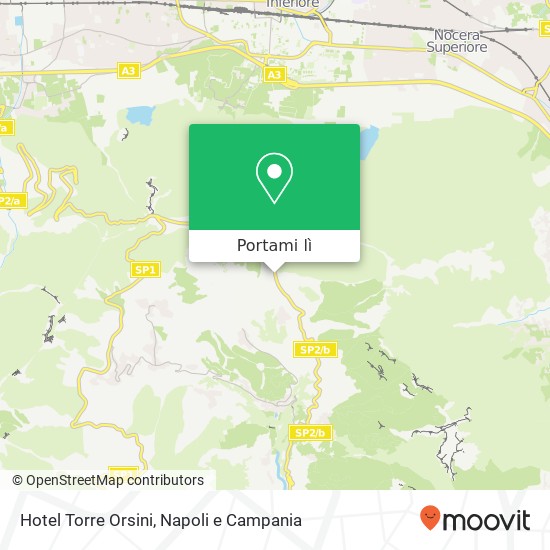 Mappa Hotel Torre Orsini