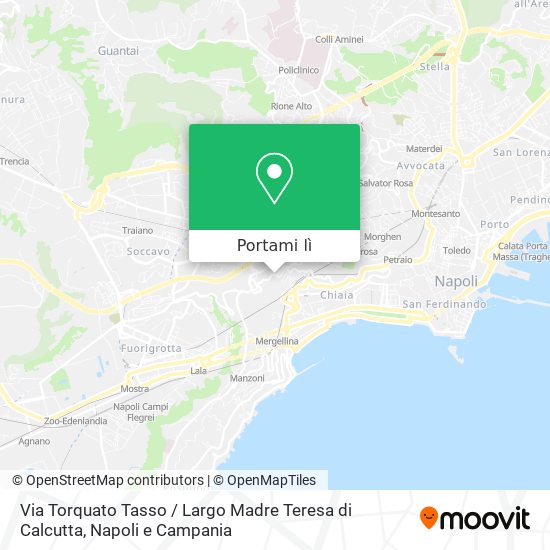 Mappa Via Torquato Tasso / Largo Madre Teresa di Calcutta