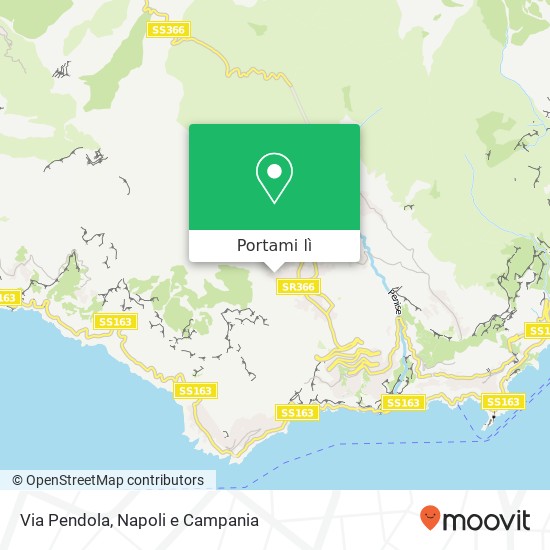 Mappa Via Pendola