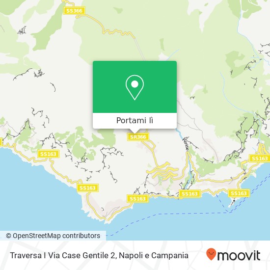 Mappa Traversa I Via Case Gentile 2