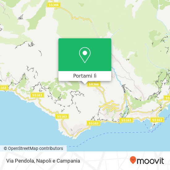 Mappa Via Pendola