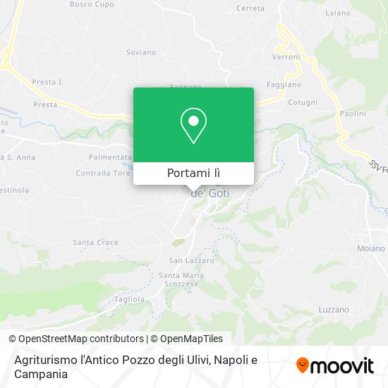 Mappa Agriturismo l'Antico Pozzo degli Ulivi