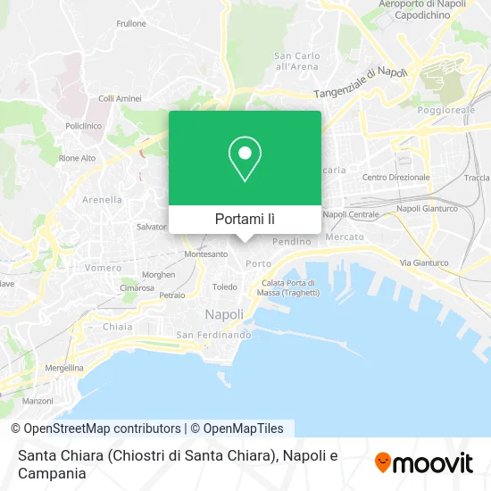 Mappa Santa Chiara (Chiostri di Santa Chiara)