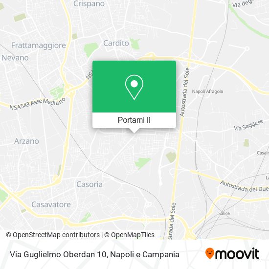 Mappa Via Guglielmo Oberdan 10