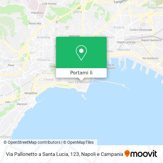 Mappa Via Pallonetto a Santa Lucia, 123
