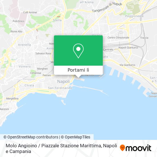 Mappa Molo Angioino / Piazzale Stazione Marittima