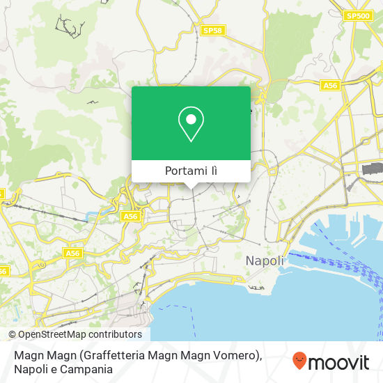 Mappa Magn Magn (Graffetteria Magn Magn Vomero)