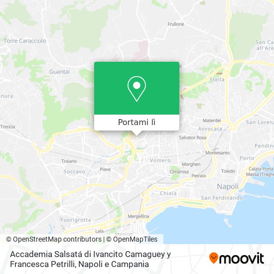 Mappa Accademia Salsatá di Ivancito Camaguey y Francesca Petrilli