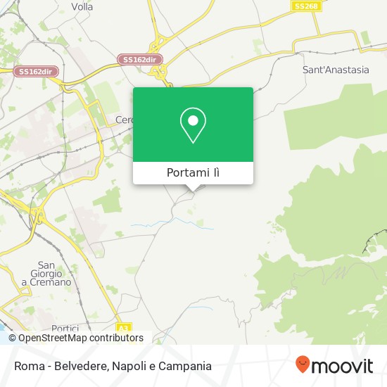 Mappa Roma - Belvedere