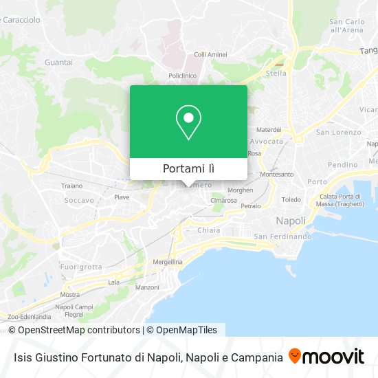 Mappa Isis Giustino Fortunato di Napoli