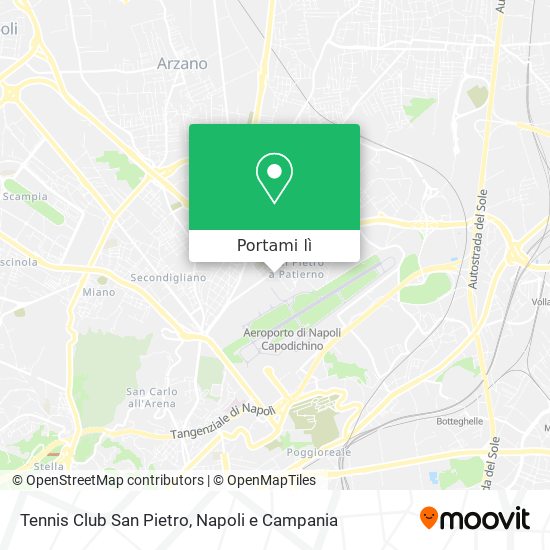 Mappa Tennis Club San Pietro