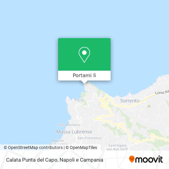 Mappa Calata Punta del Capo