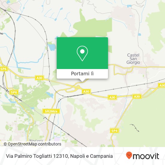 Mappa Via Palmiro Togliatti 12310